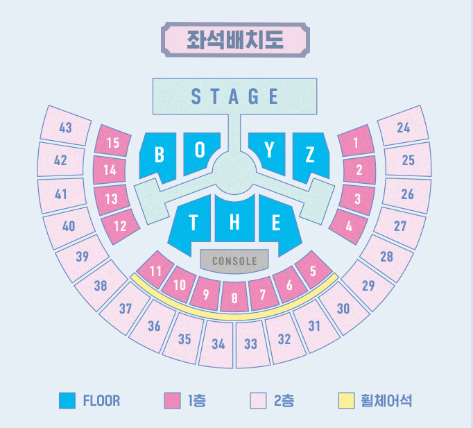 더보이즈 콘서트 2월1일 플로어석 앞열 양도해요