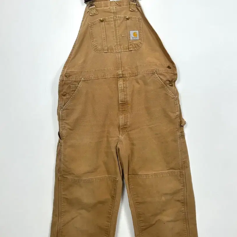 (무료배송) 90-00s Carhartt 칼하트 더블니 멜빵바지