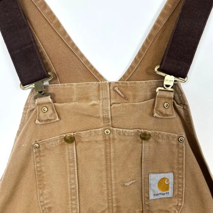 (무료배송) 90-00s Carhartt 칼하트 더블니 멜빵바지