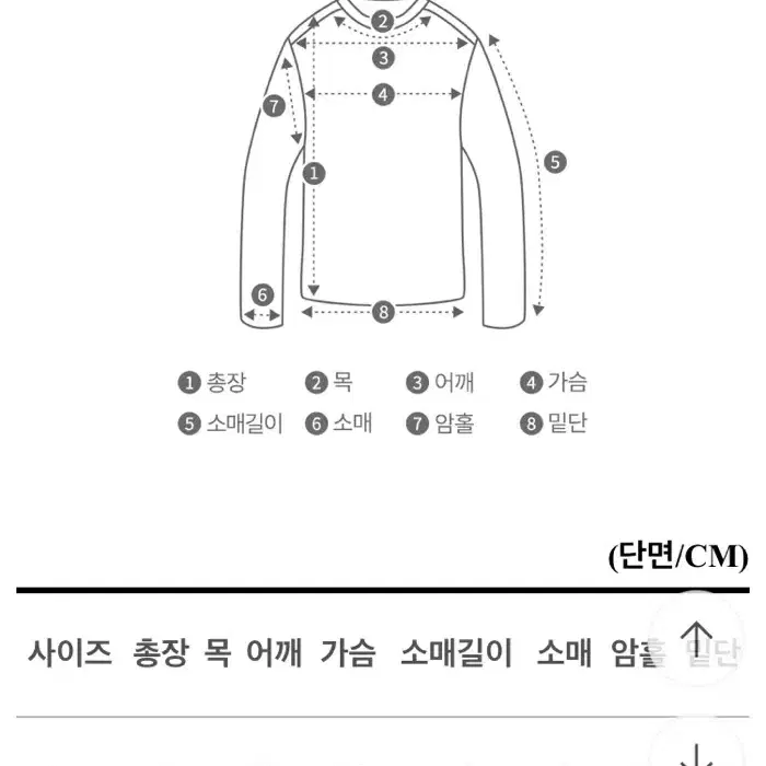 프렌치오브 브로즈 골지 배색 슬림 퍼프 니트