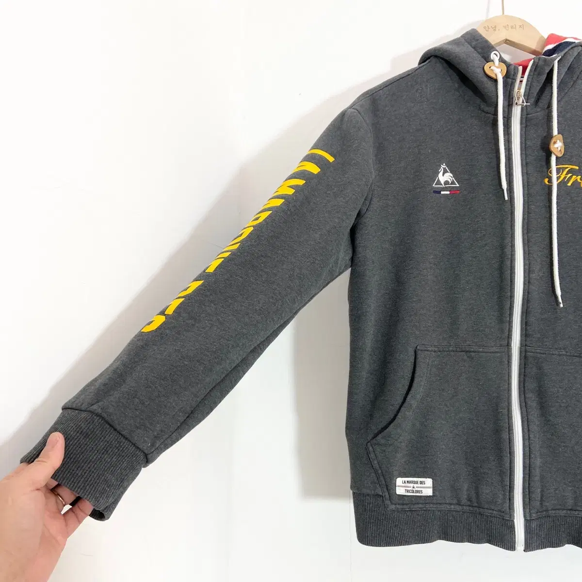 르꼬끄 기모 후드집업 L(100) Le Coq Winter Zip up