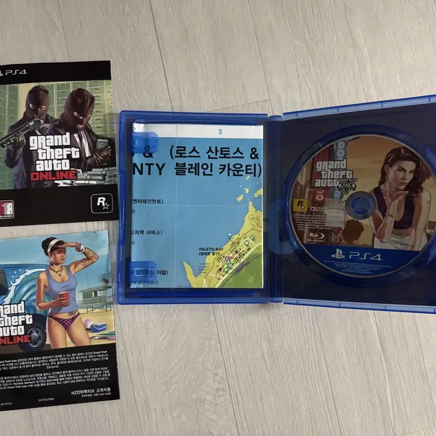 PS4 플스4 gta5 지도포함