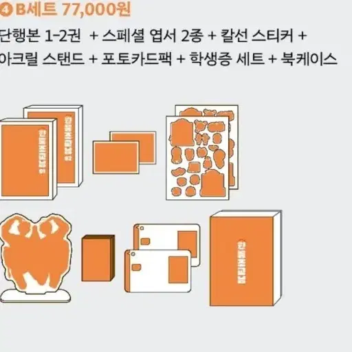 원룸조교님 펀딩 B세트 풀구성 구합니다