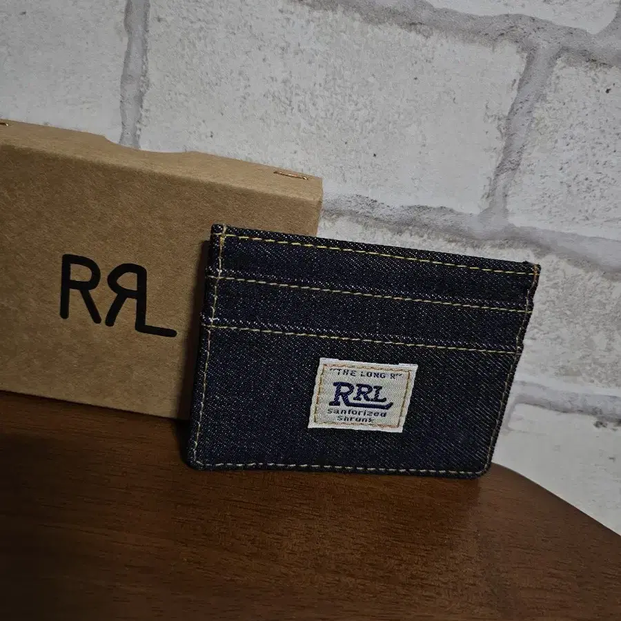 RRL 더블알엘 데님 카드지갑