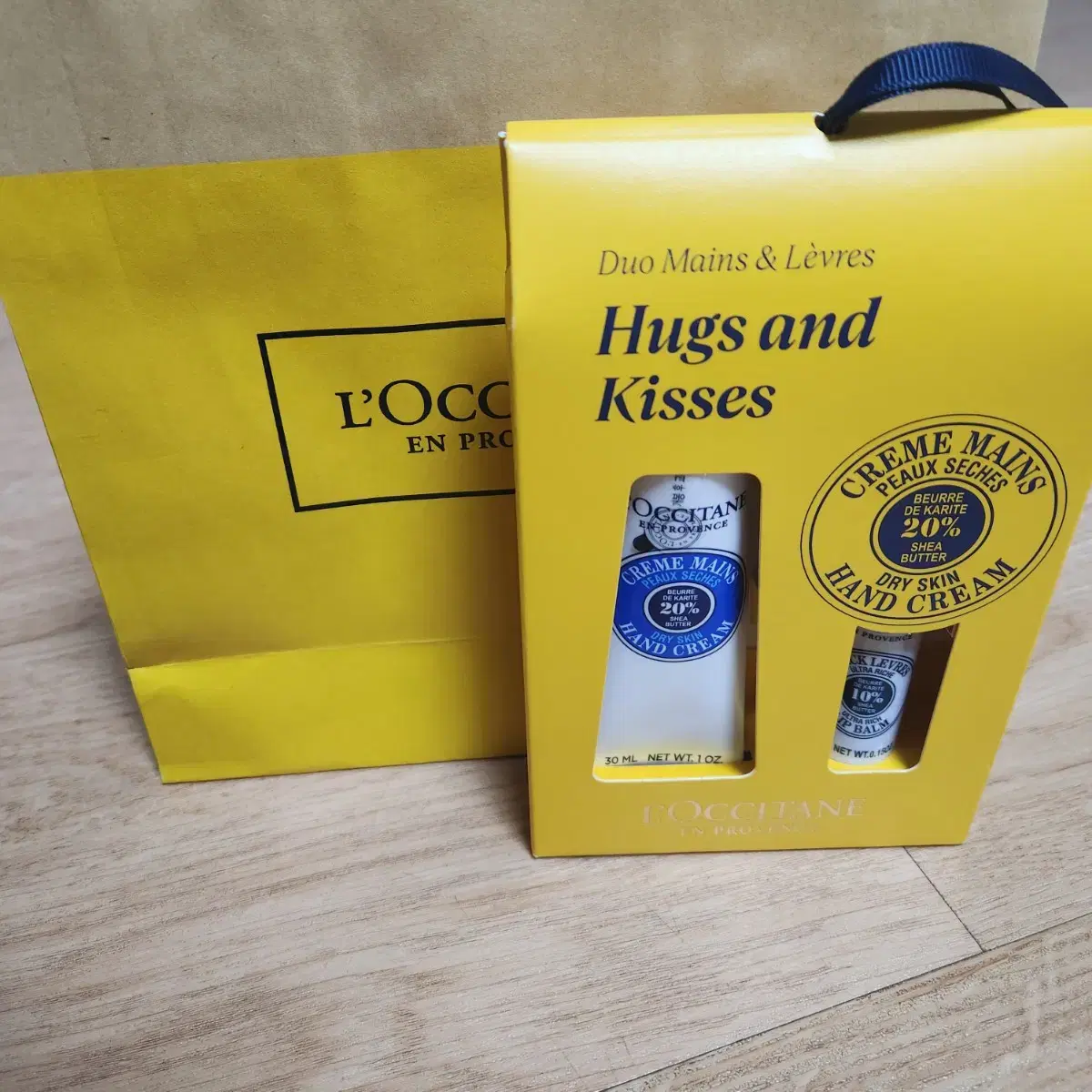 L'Occitane Hand Cream Lip Balm Duo