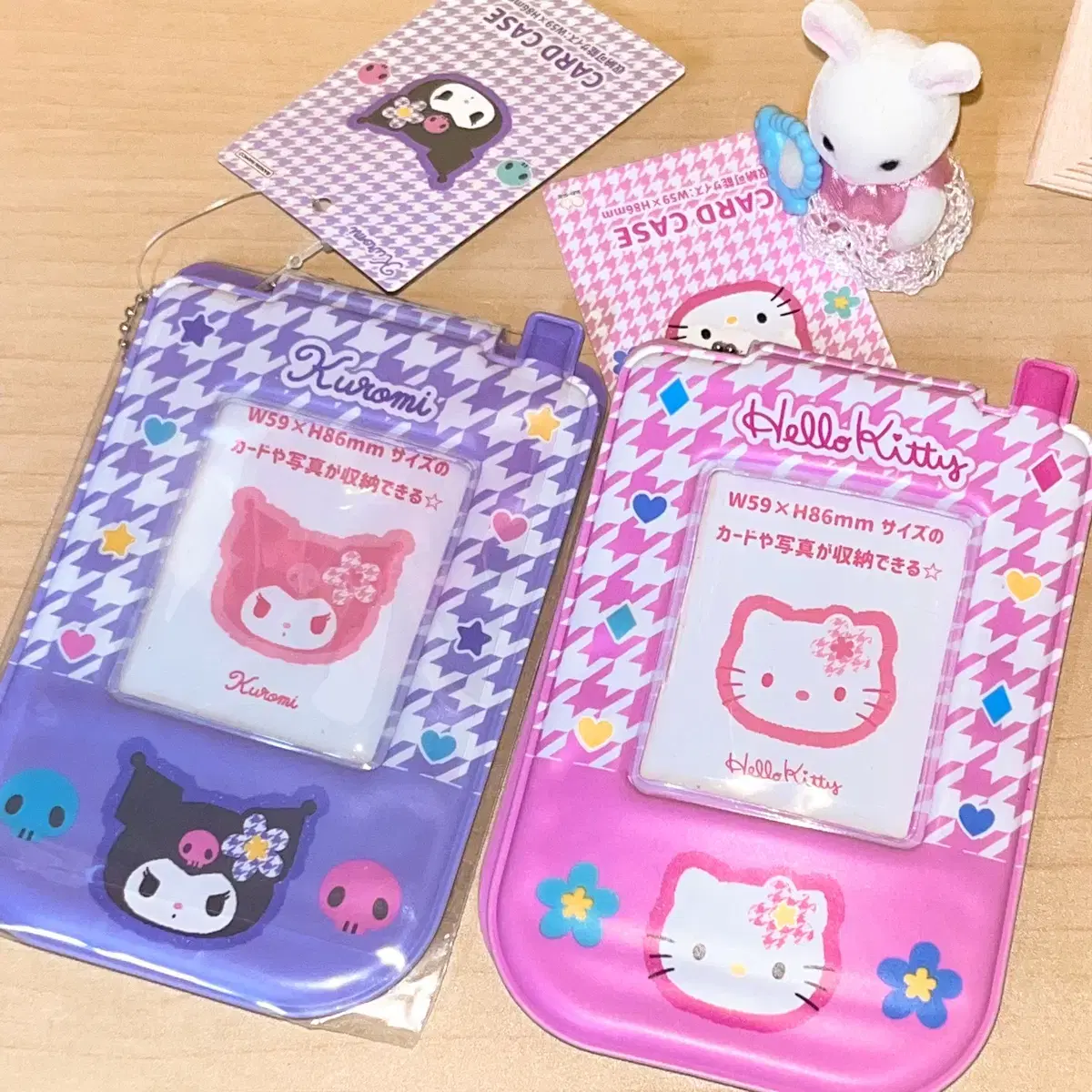 Sanrio Y2K cell phone photocard holder (Kuromi)