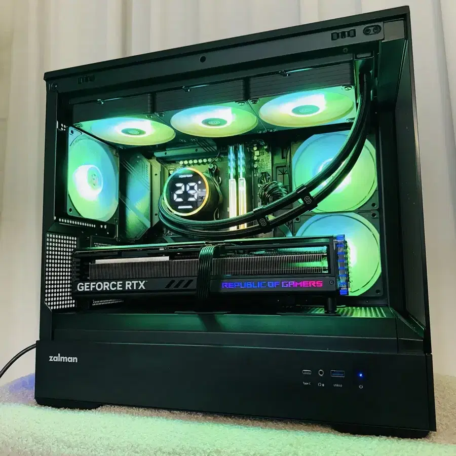 9800x3d / 아수스 rtx 4080 super 로그 스트릭스