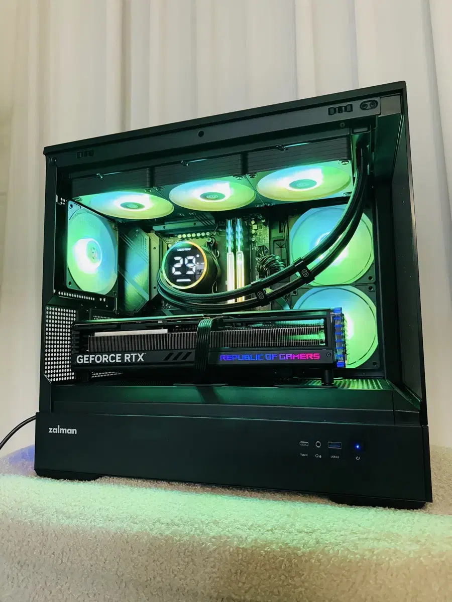 9800x3d / 아수스 rtx 4080 super 로그 스트릭스