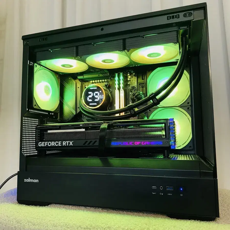 9800x3d / 아수스 rtx 4080 super 로그 스트릭스