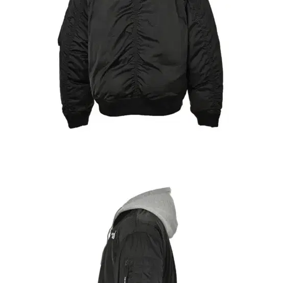 노스페이스 블랙 north face 패딩 다운 봄버 NJ1DP64L