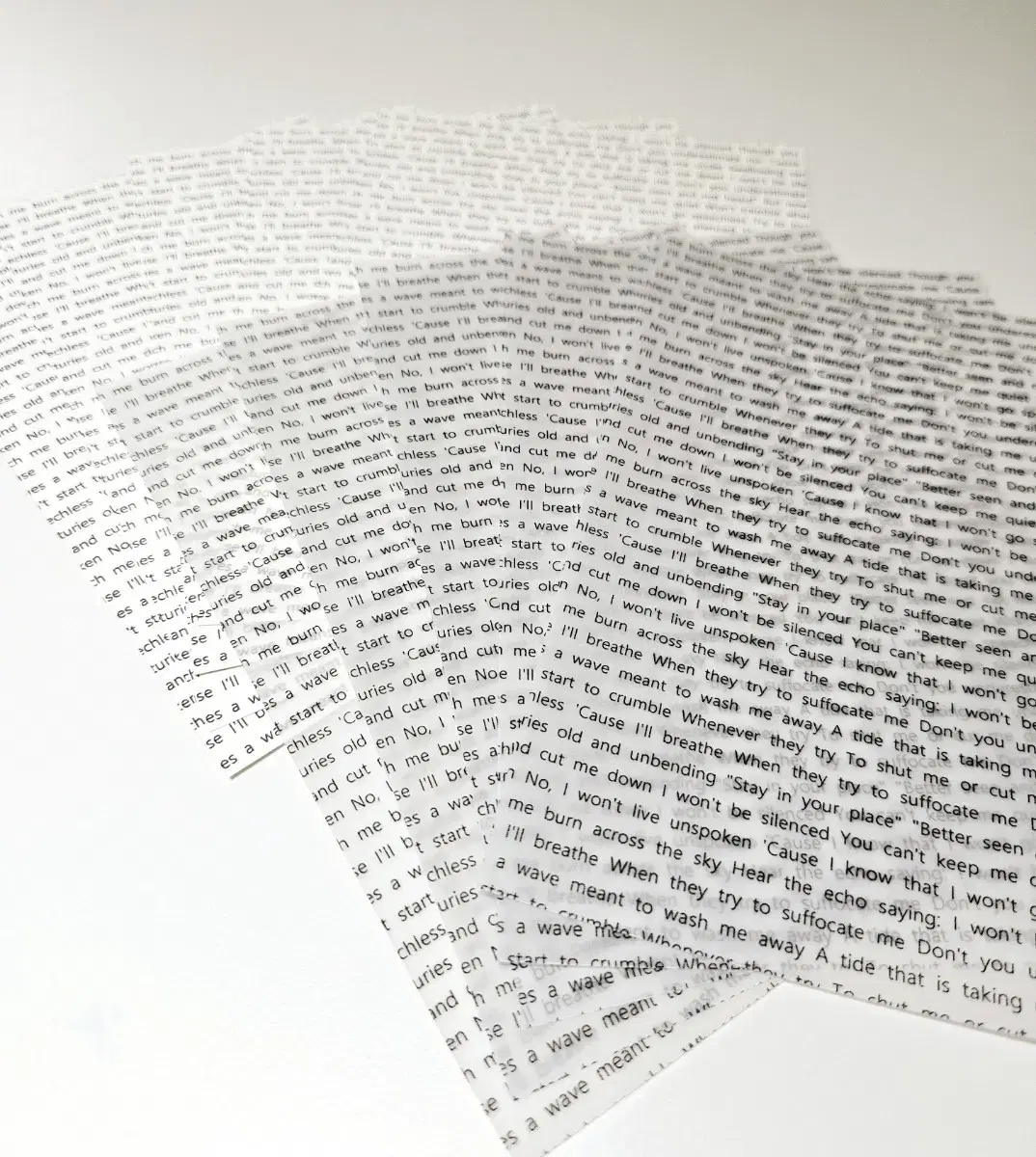 Dakoo English Paper Tracing Paper Set Black
