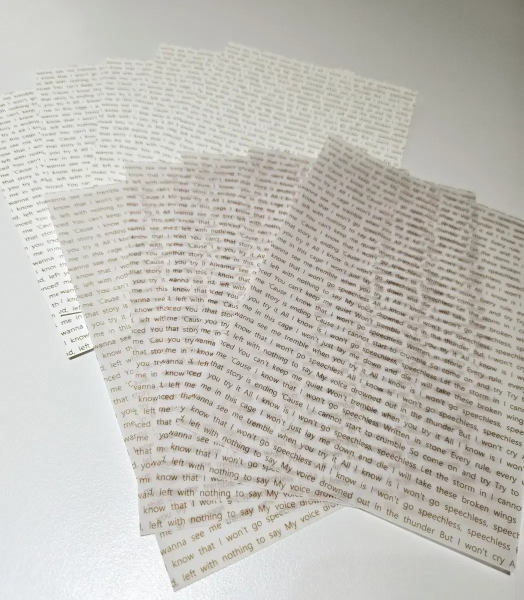 Dakoo English paper tracing paper set brown