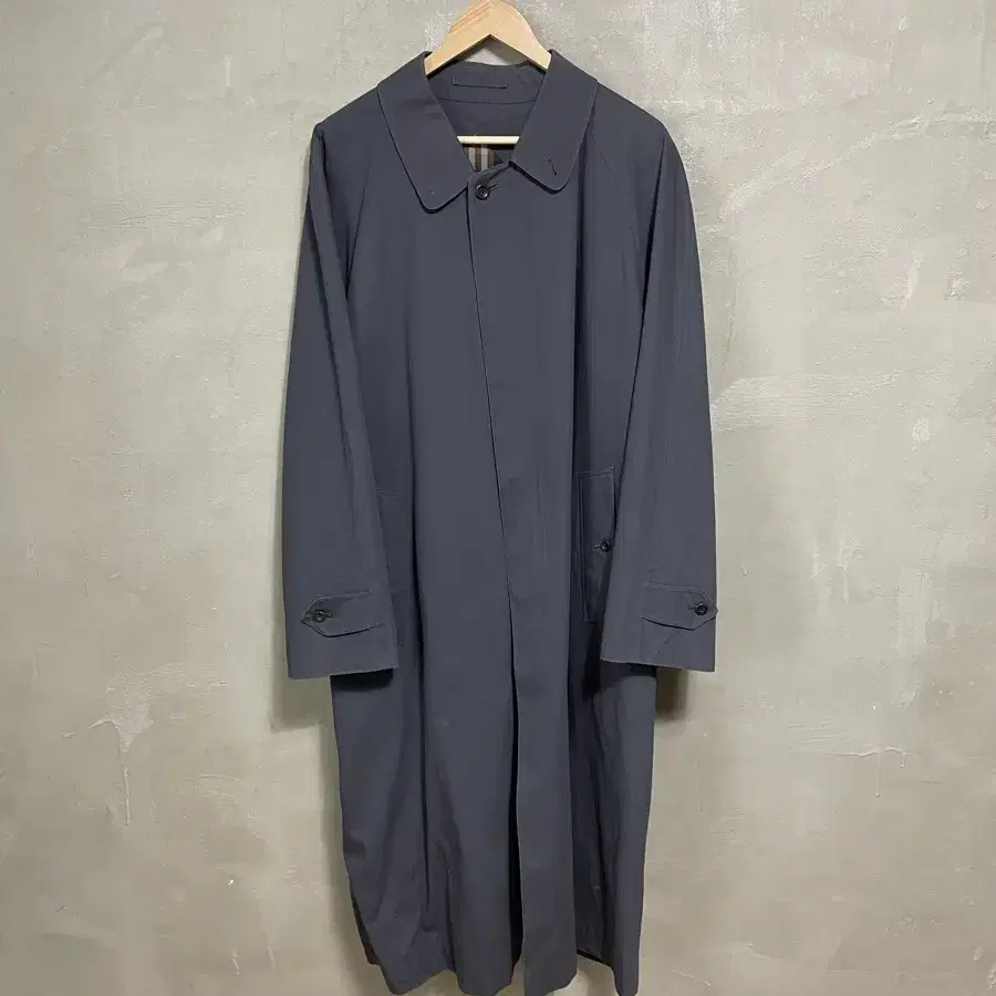 버버리Burberry navy trench coat