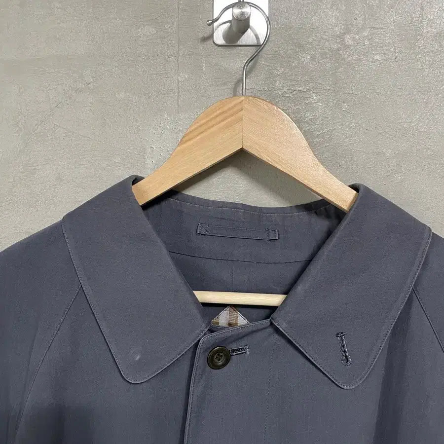 버버리Burberry navy trench coat