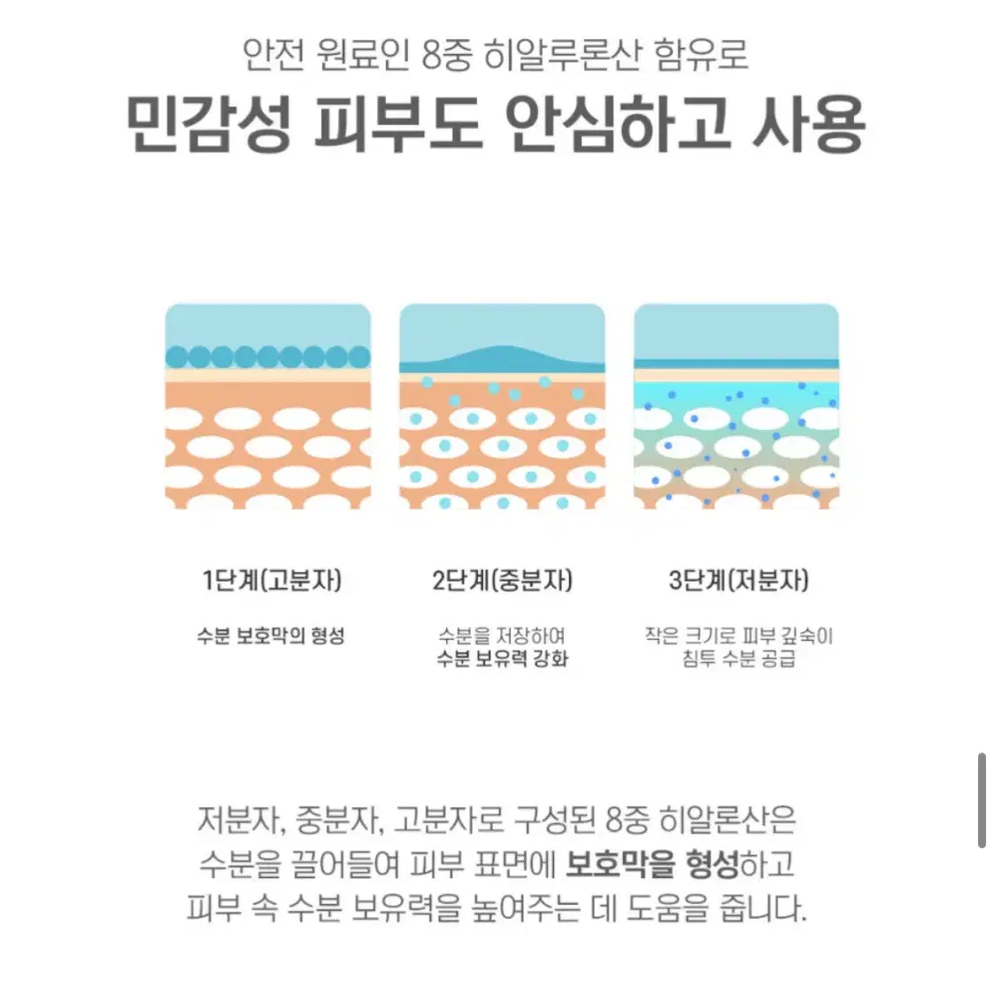 기초제품 3종세트 토너,앰플,수분크림 물광스킨케어 어성초 콜라겐