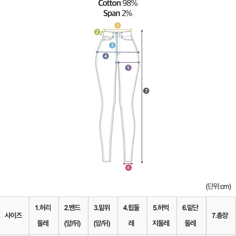 카인다미 골반뽕 스키니진