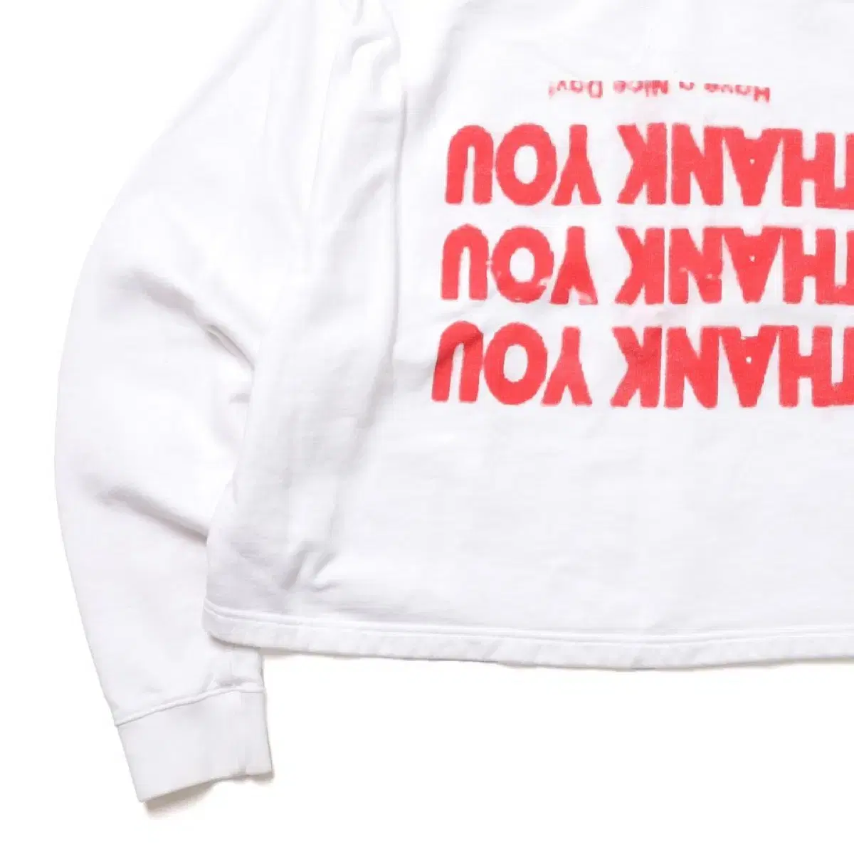 RAF SIMONS Thank You Sweatshirt