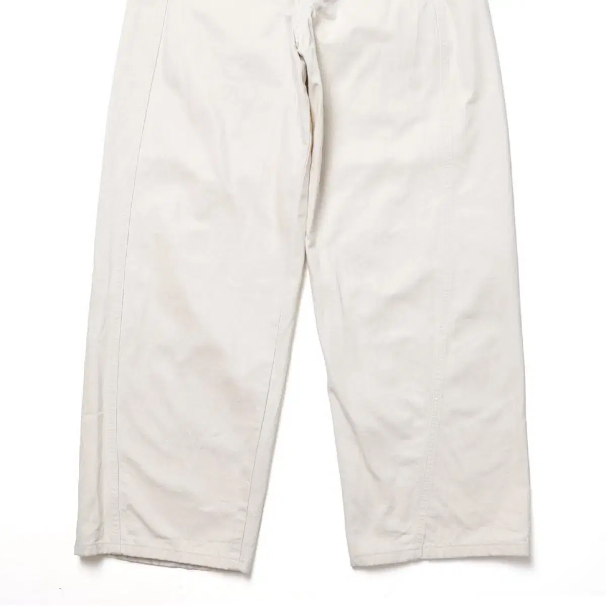 LEMAIRE Twisted White Denim Pants