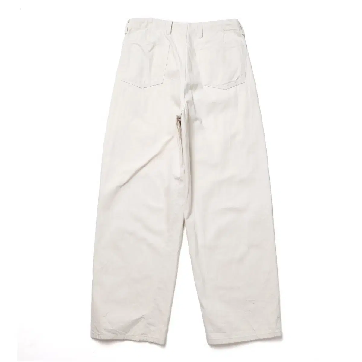 LEMAIRE Twisted White Denim Pants