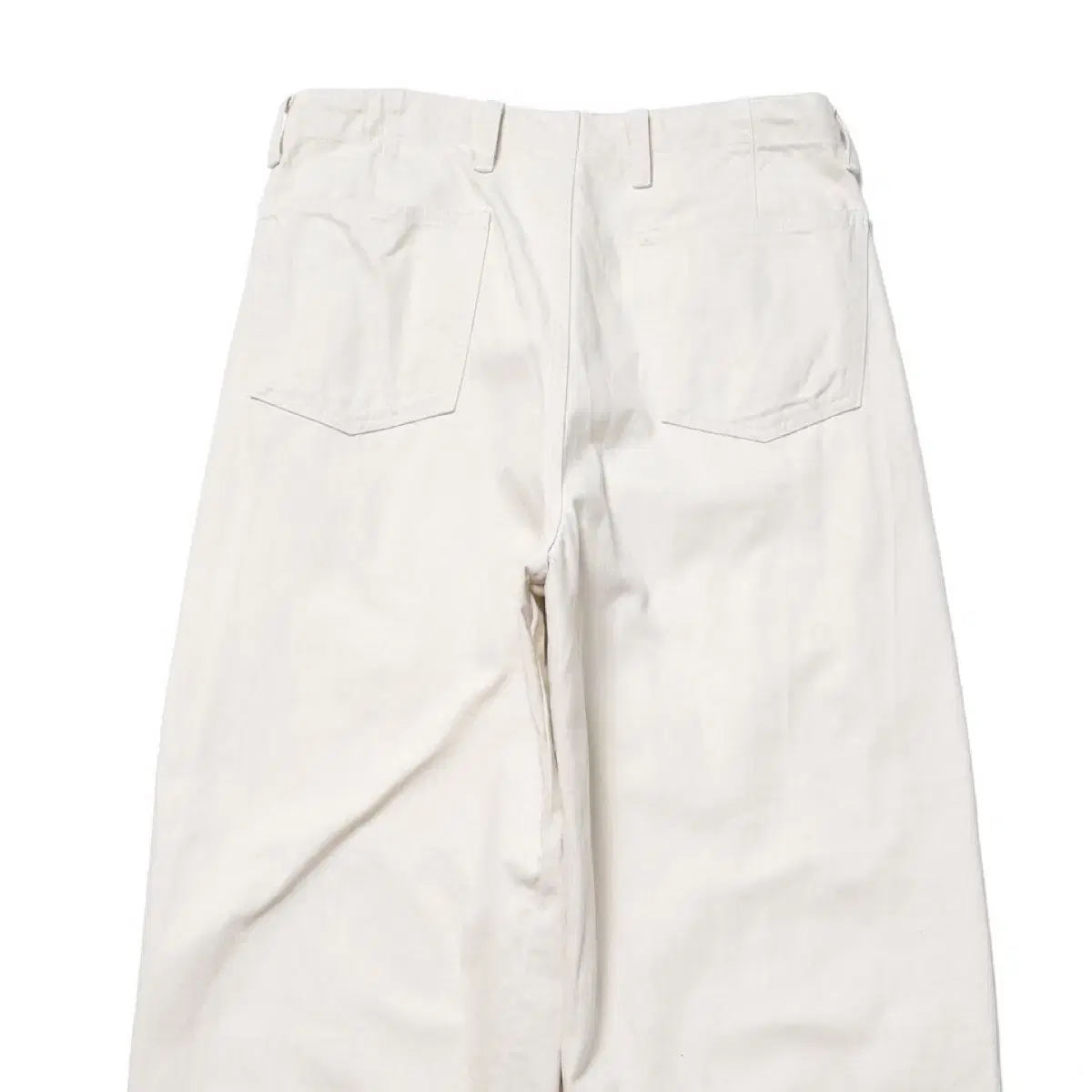 LEMAIRE Twisted White Denim Pants