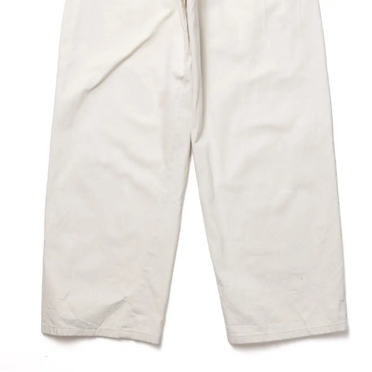 LEMAIRE Twisted White Denim Pants