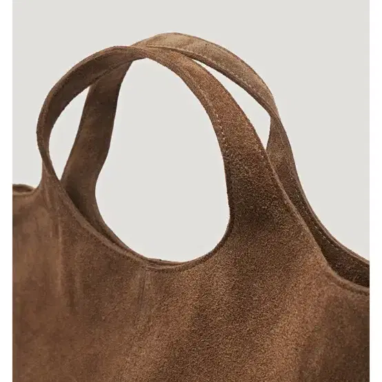 파르벵 SUEDE TOTE BAG_BROWN