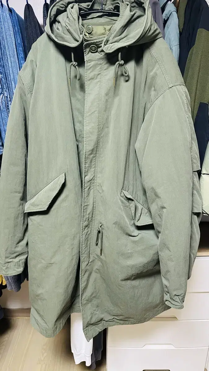 프리즘웍스 VINCENT M1965 FISHTAIL PARKA XL 판매