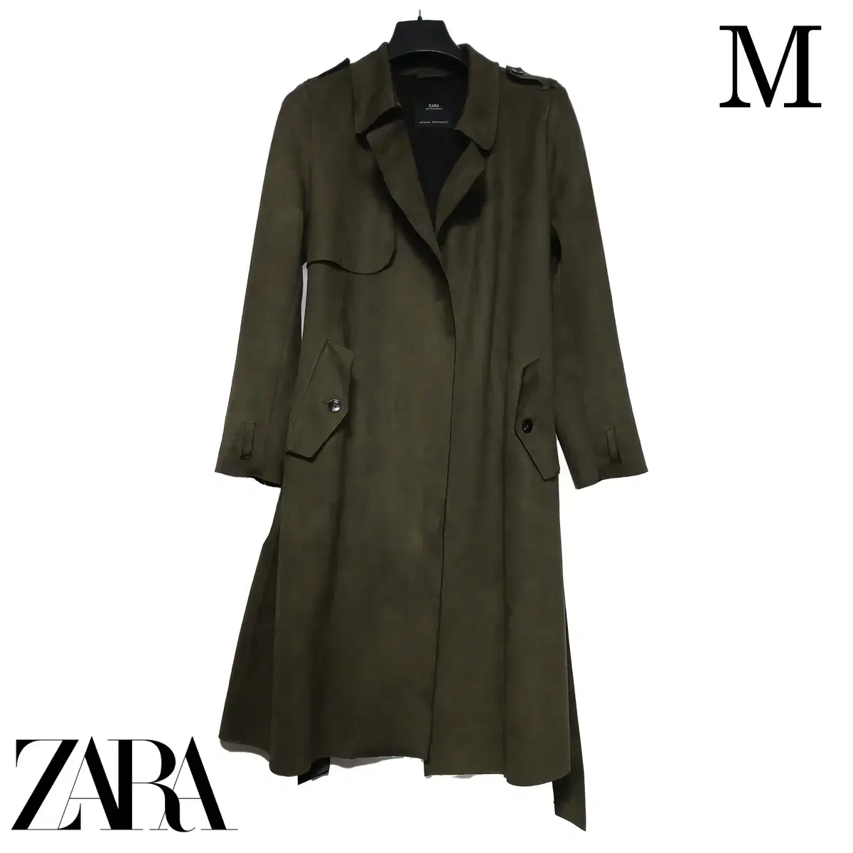 자라 스웨이드 야상 코트(여성M) | Zara Suede Coat