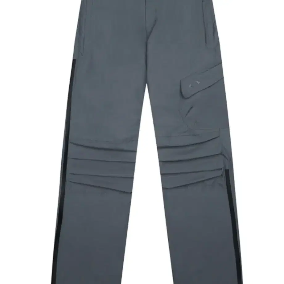 PINTUCK NYLON PANTS [GREY]