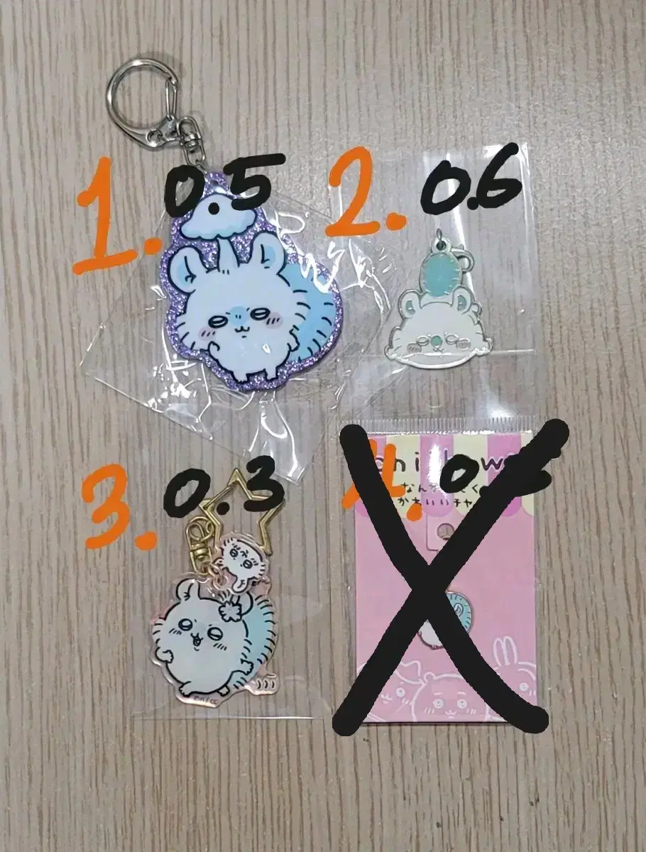 Momo Keyring, 4 types (bulk discount)