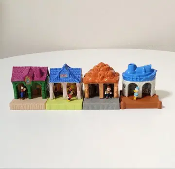 97' 맥도날드 해피밀 토이' 디즈니랜드의 대모험 시리즈' 4종