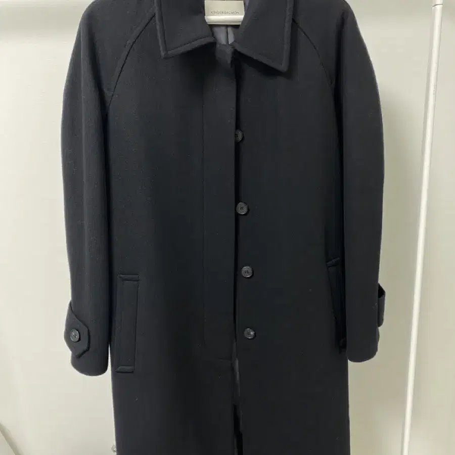 킨더살몬 rabi coat black 코트 블랙