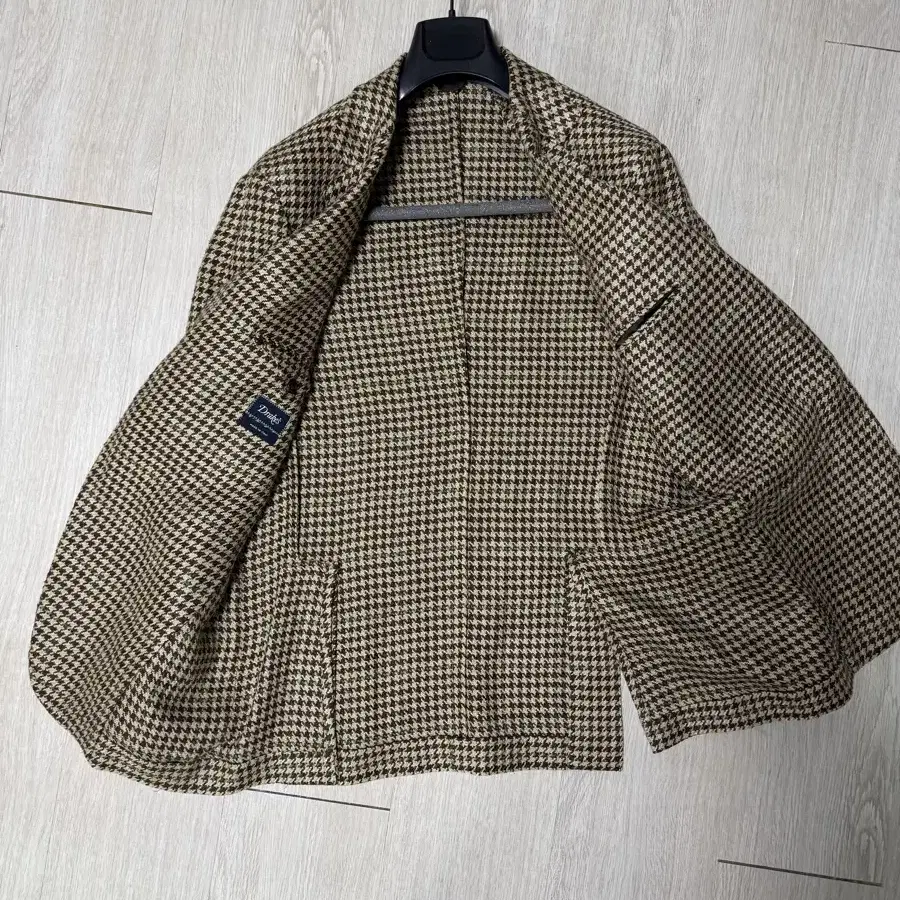 21ss Drake's Houndstooth jacket 40Size