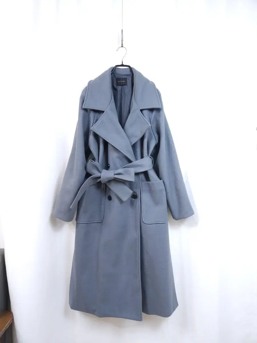 May's Oversized Belted Coat Free