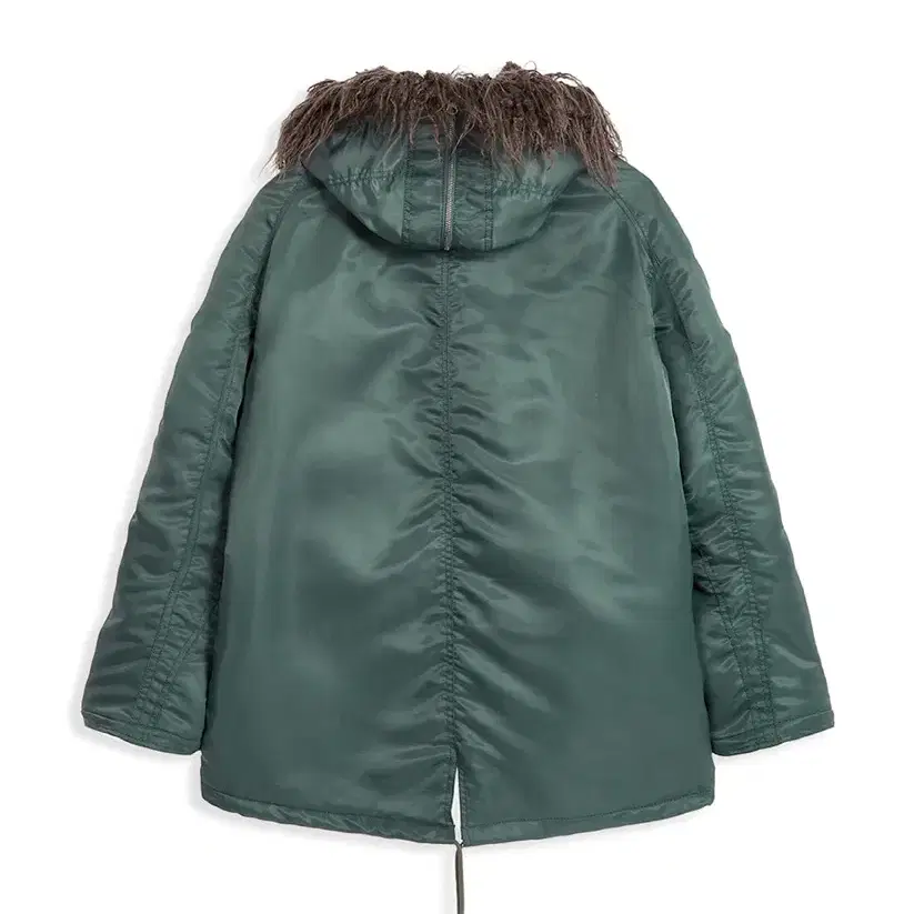 open yy OVERSIZED FAUX FUR HOOD PARKA