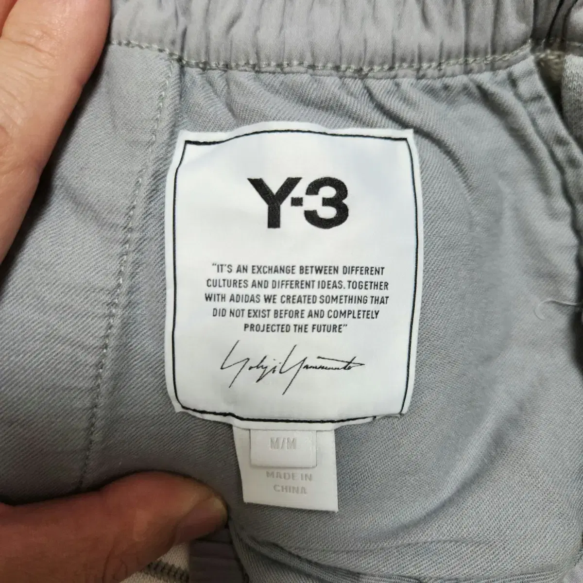 Y-3 클래식 테리 쇼츠, 스웻팬츠 반바지 미디엄그레이 M / 와이쓰리