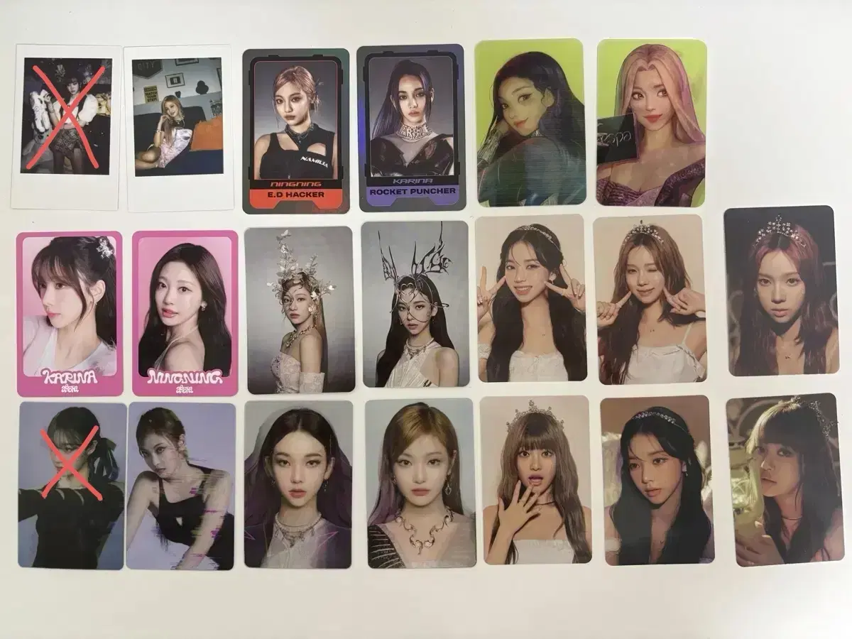 Quick sale! Bulk sale of espa concept photocard 2023 seasons greetings Black Mamba Savage