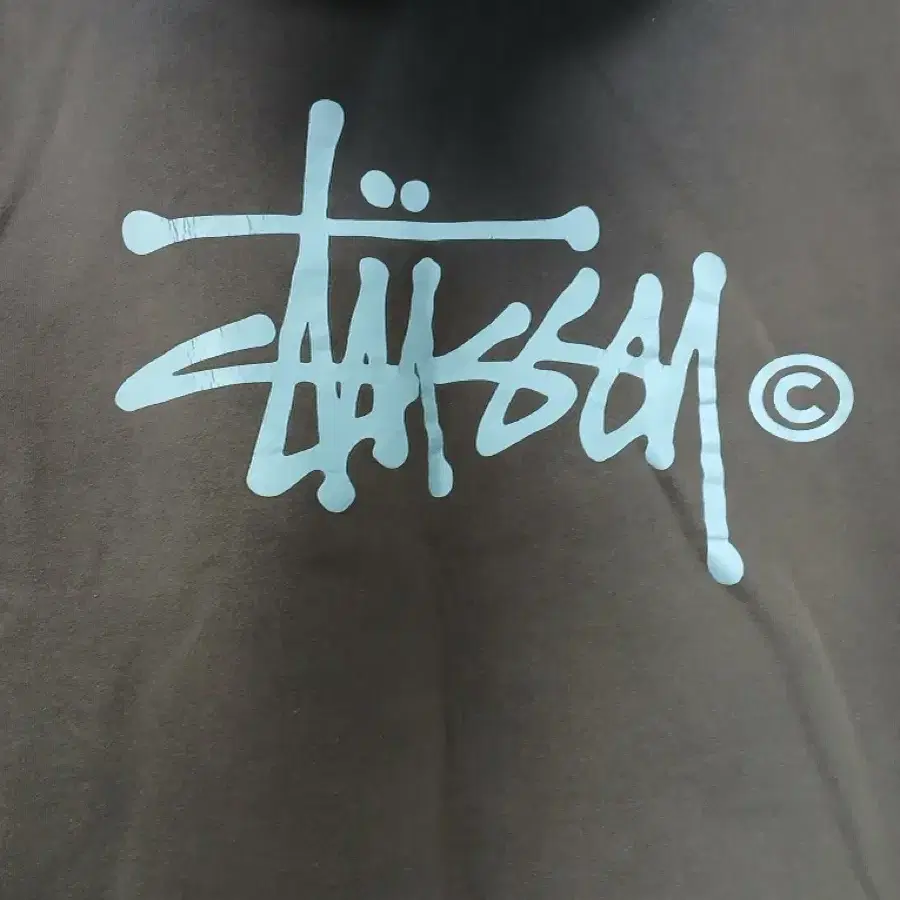 스투시 후디 브라운(L사이즈) | Stussy Hoodie