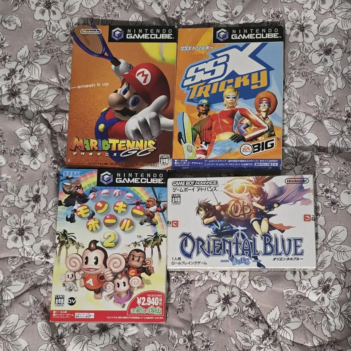 게임큐브 게임 중고 4개 + GBA 대원정발 게임 새것 1개 팝니다