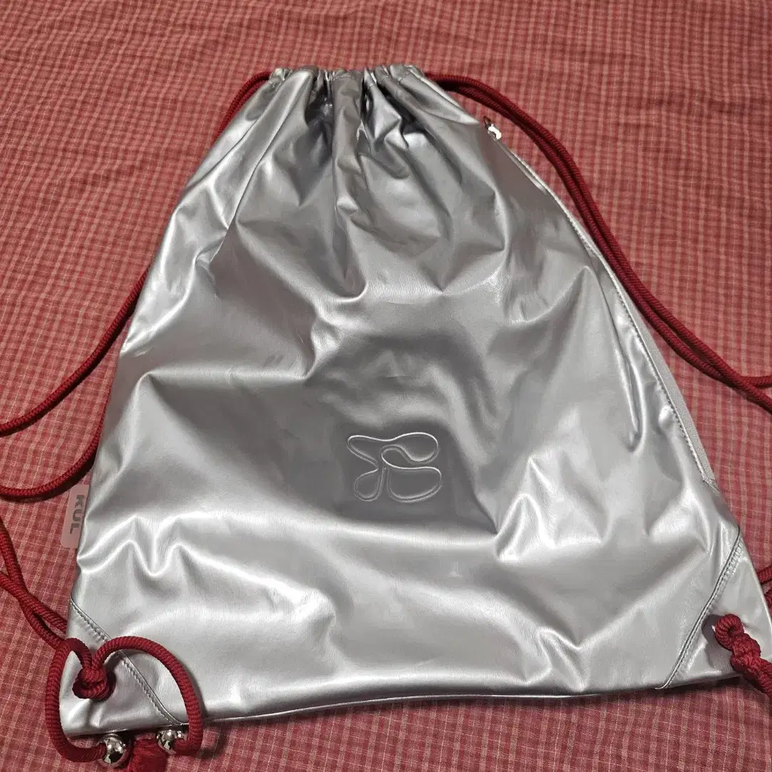 KUL embossed string bag [Silver]