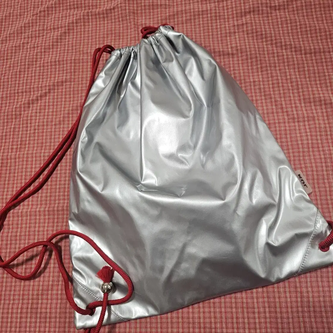 KUL embossed string bag [Silver]