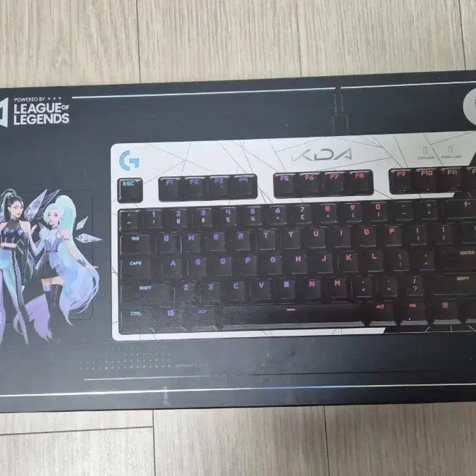 로지텍 g pro x kda 키보드 미개봉