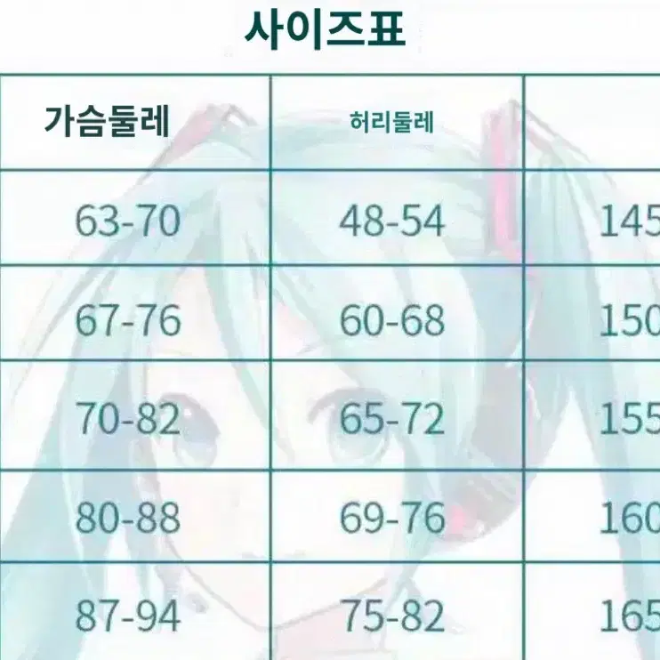 [보컬로이드] (1) 하츠네 미쿠 코스프레 판매합니다