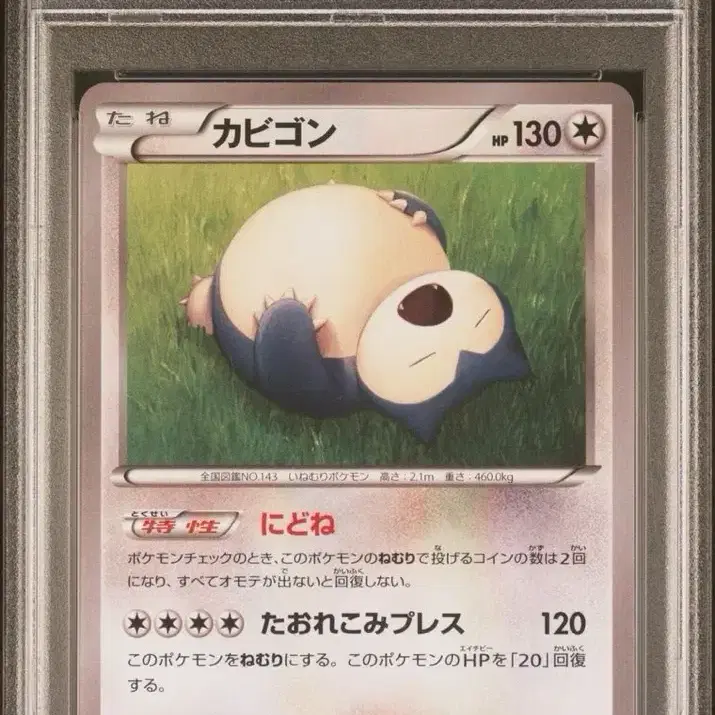 일판 잠만보 20th xy스타터팩 psa9