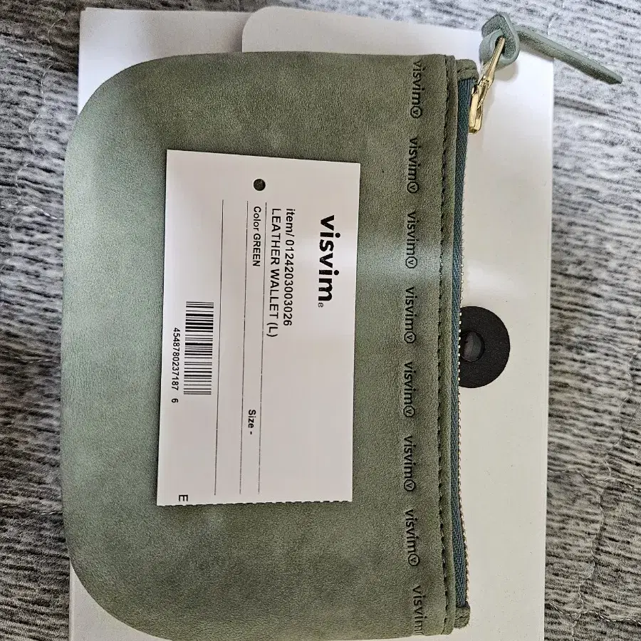 VISVIM LEATHER WALLET (L) GREEN 비즈빔 가죽지갑