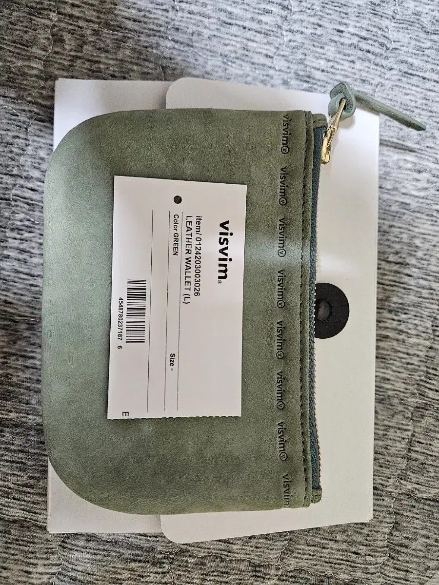 VISVIM LEATHER WALLET (L) GREEN 비즈빔 가죽지갑