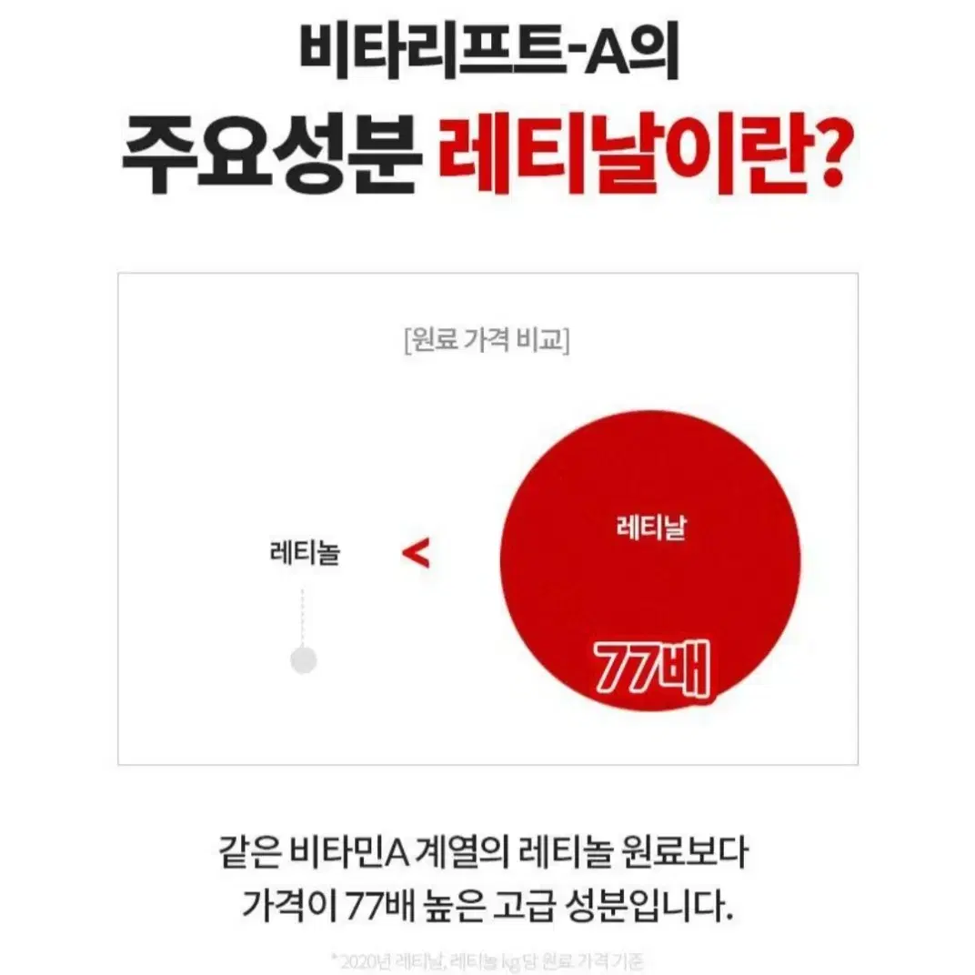 닥터디퍼런트 비타리프트 에이 20g (새상품)