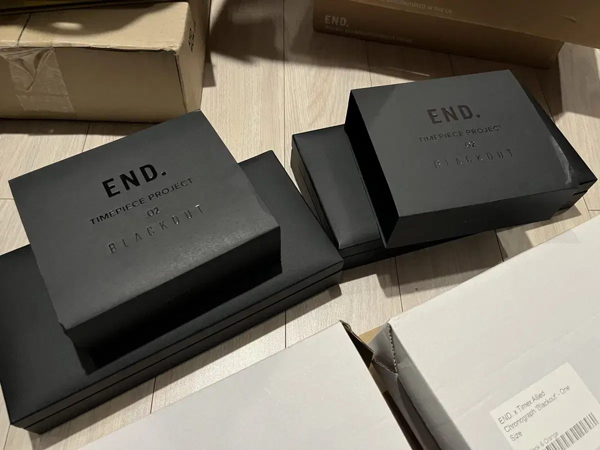 END x timex 콜라보 크로노그래프 2종