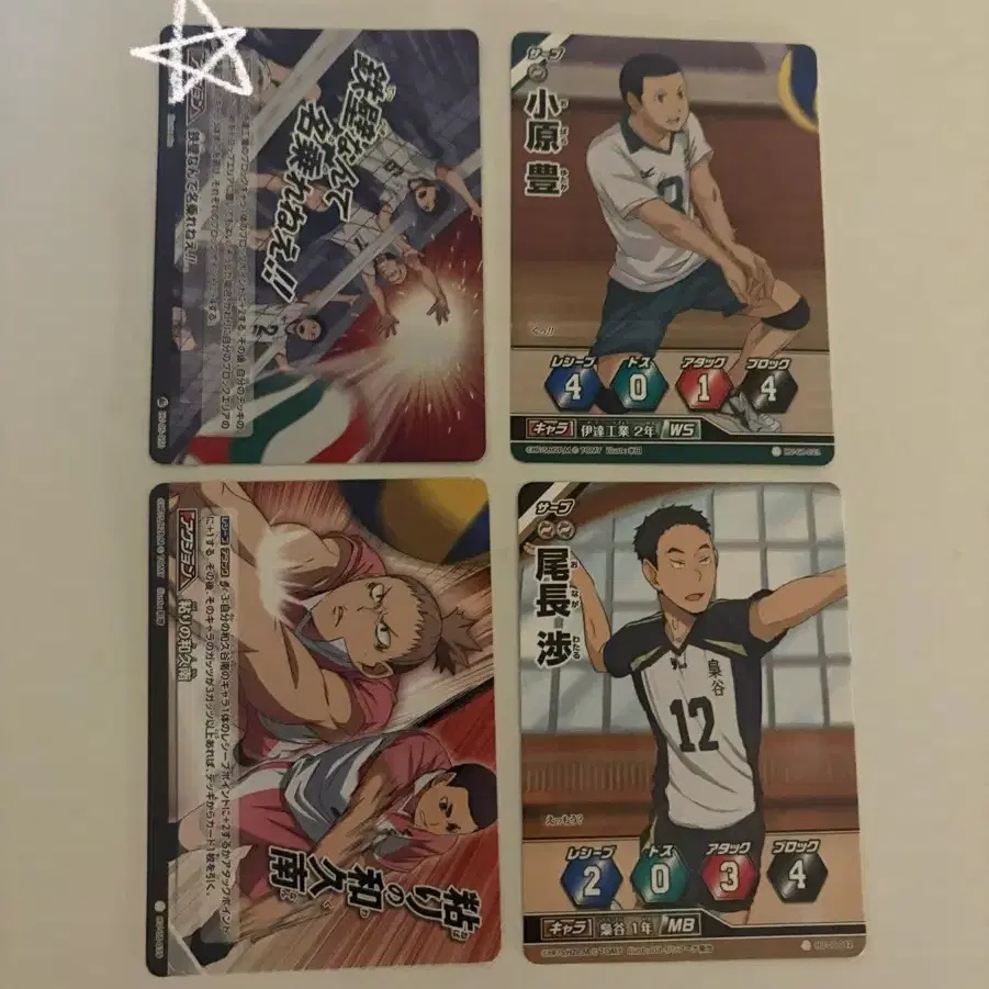 하이큐 바보카 haikyu!! card