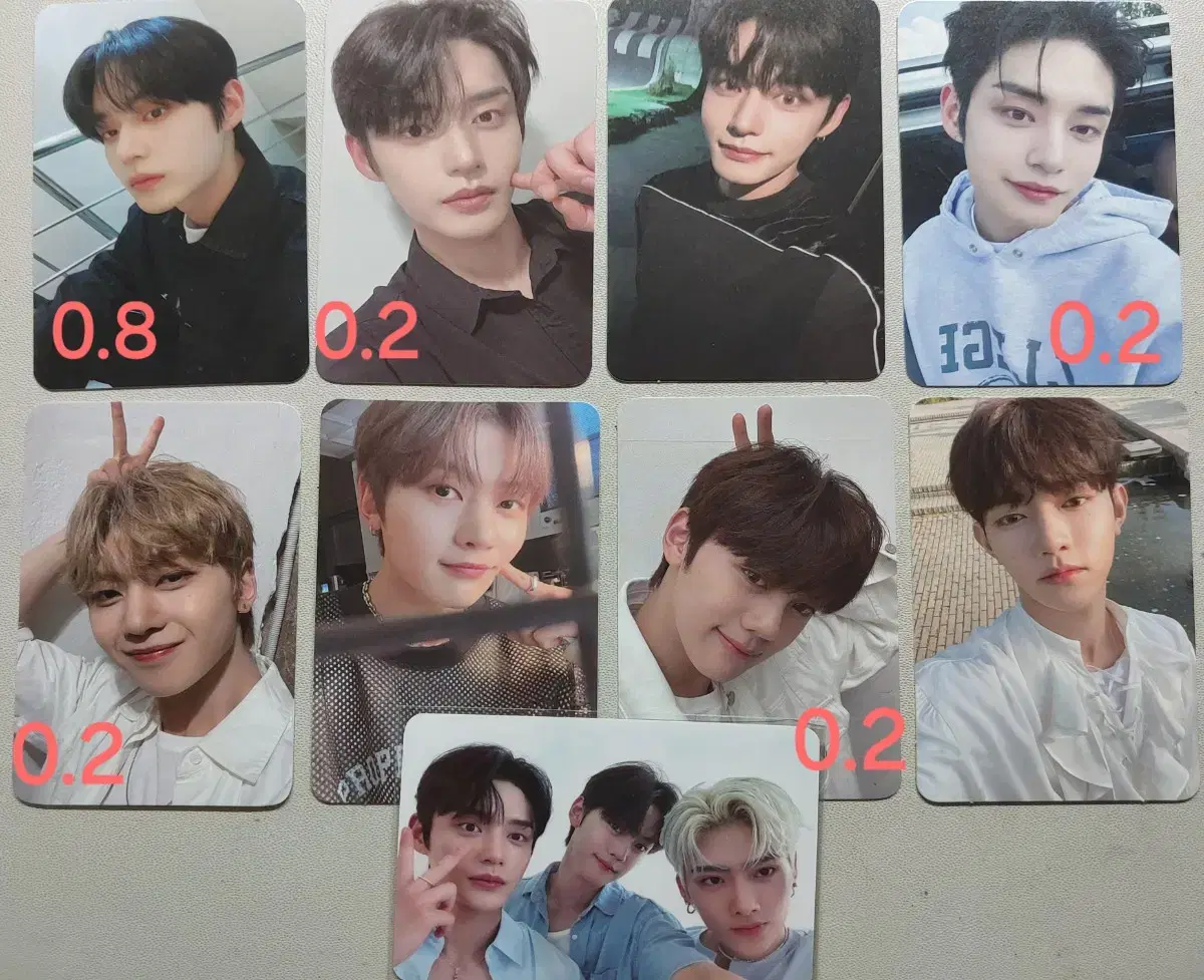 zb1 photocard ld, unreleased photocard, keychain, alpho hao, gyubin, matthew, jiung